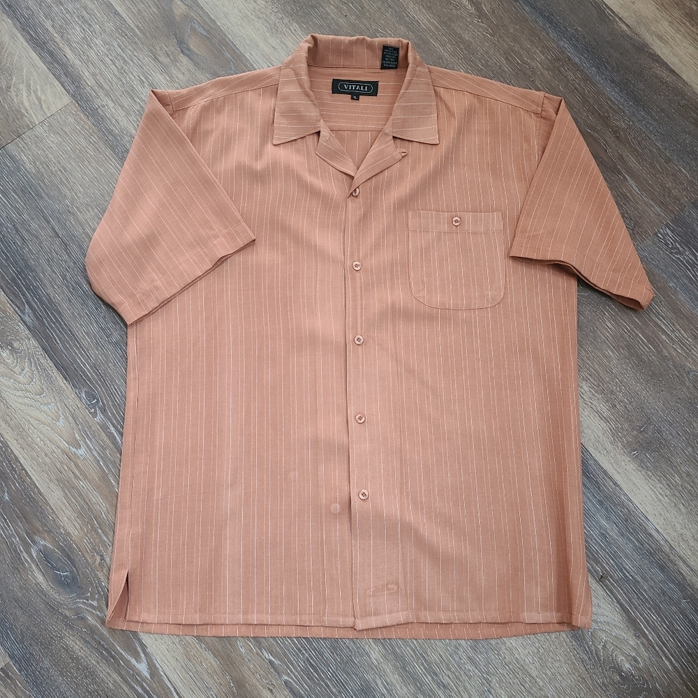 Vitali Button Down Short Sleeve Mens XL
